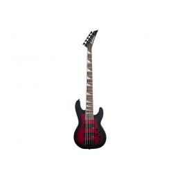 Бас-гитара Jackson JS Series Concert Bass JS3VQ Transparent Red Burst
